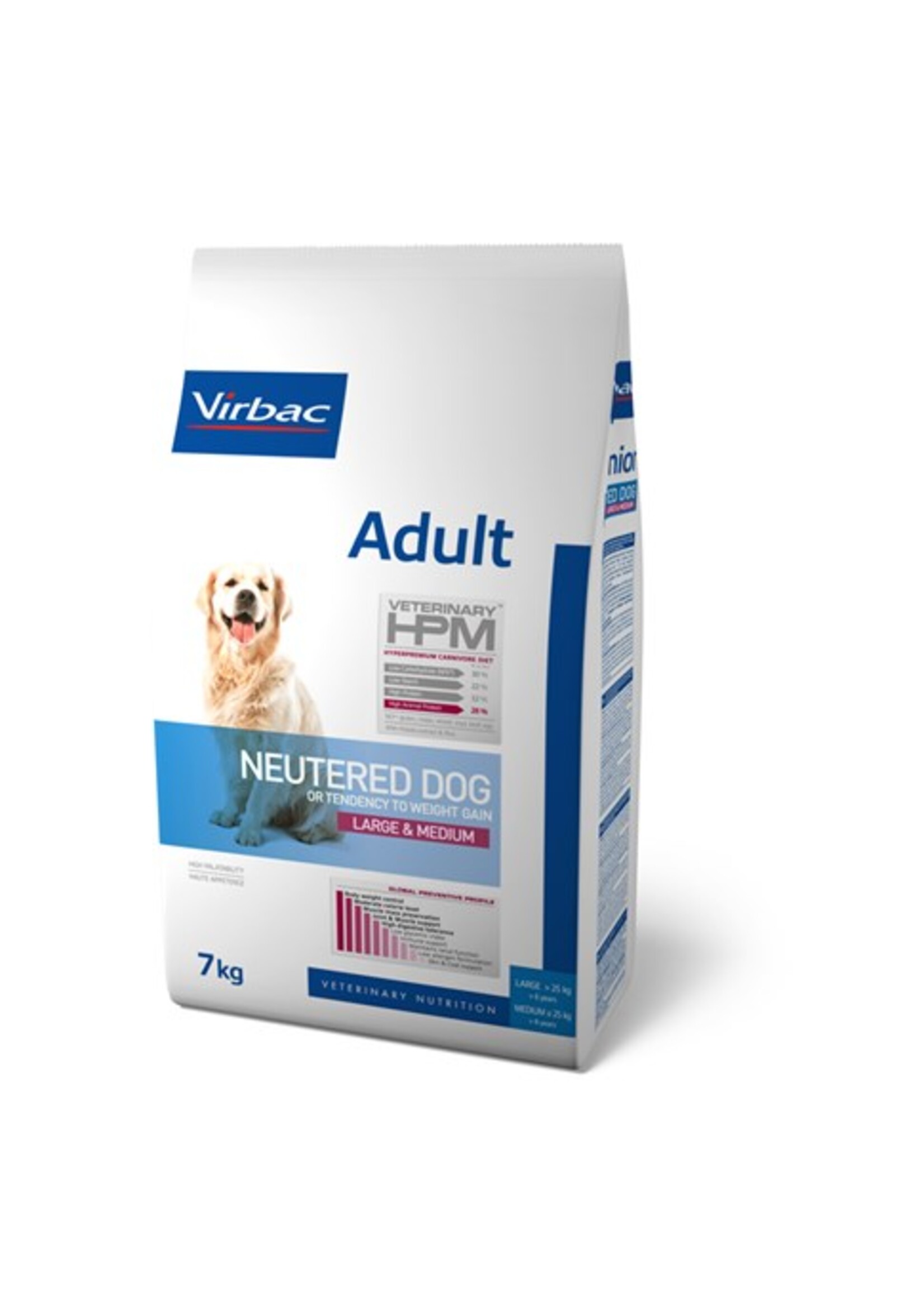 Virbac Virbac Hpm Chien Neutered Adult Large/medium Breed 12kg