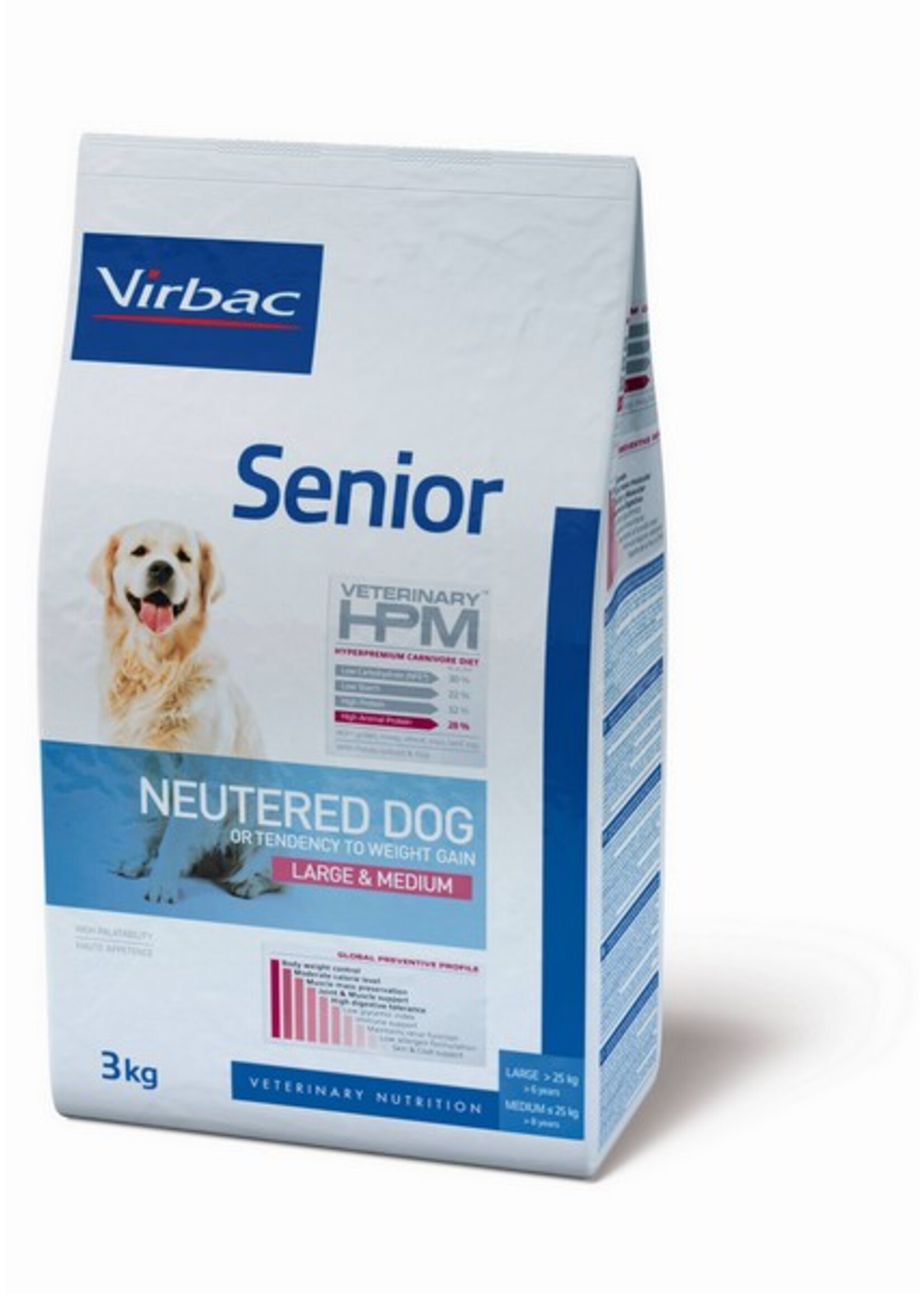 Virbac Virbac Hpm Dog Neutered Senior Large/medium Breed 3kg