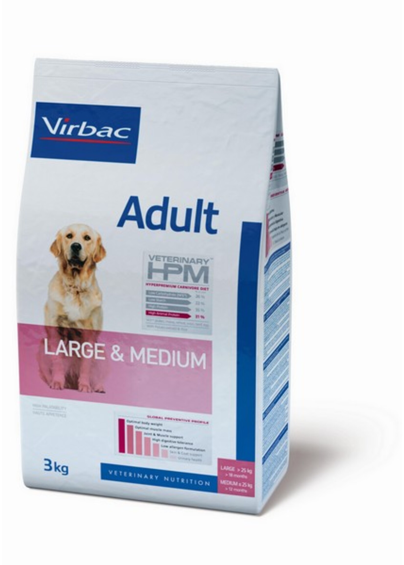 Virbac Virbac Hpm Chien Senior Large/medium Breed 3kg