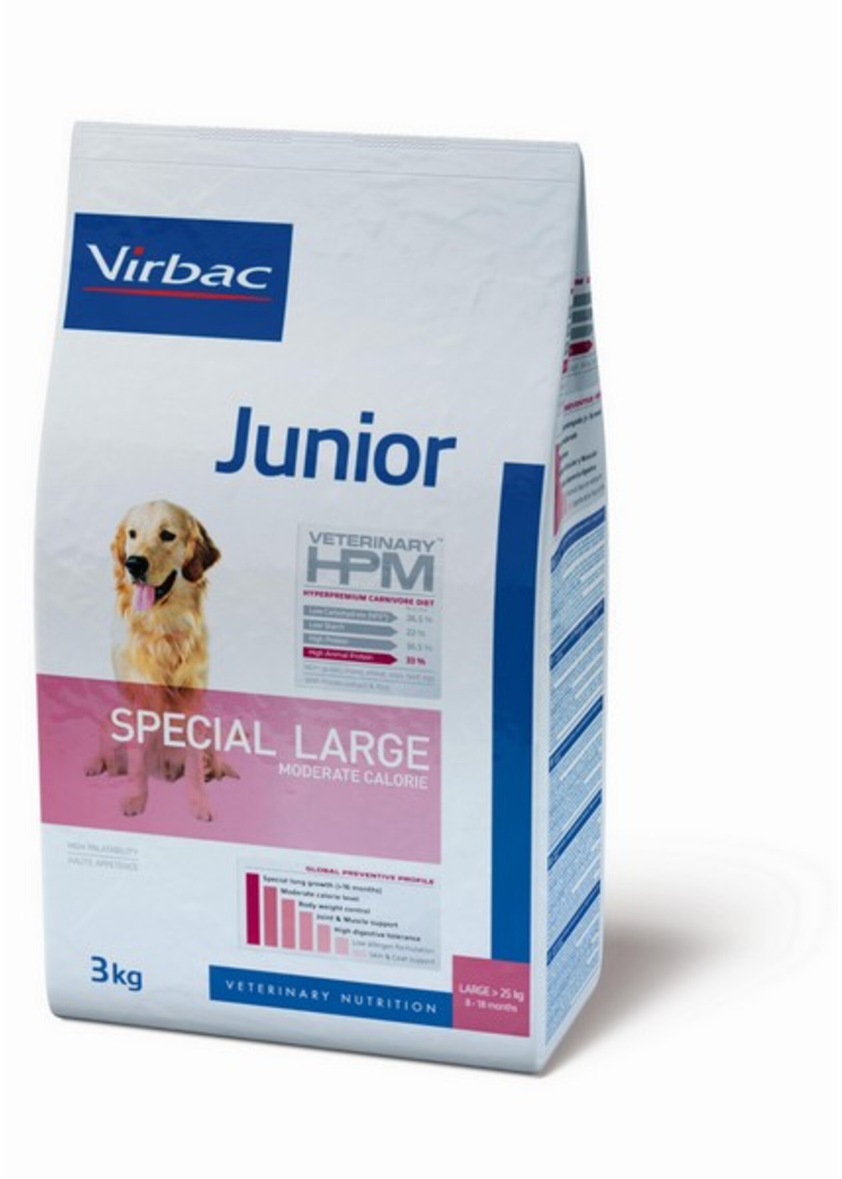 Virbac Virbac Hpm Chien Special Large Junior 3kg