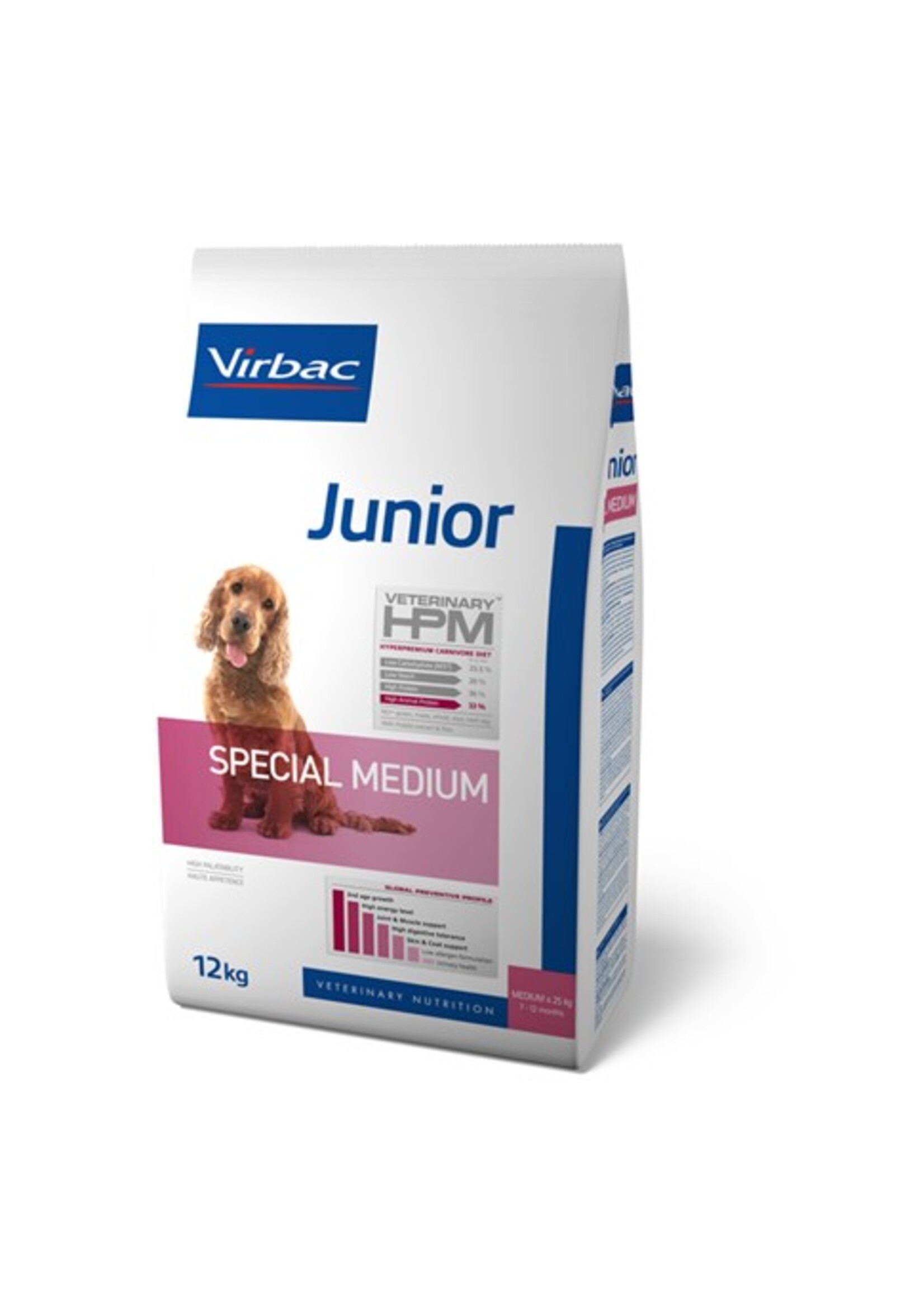 Virbac Virbac Hpm Chien Special Medium Junior 12kg