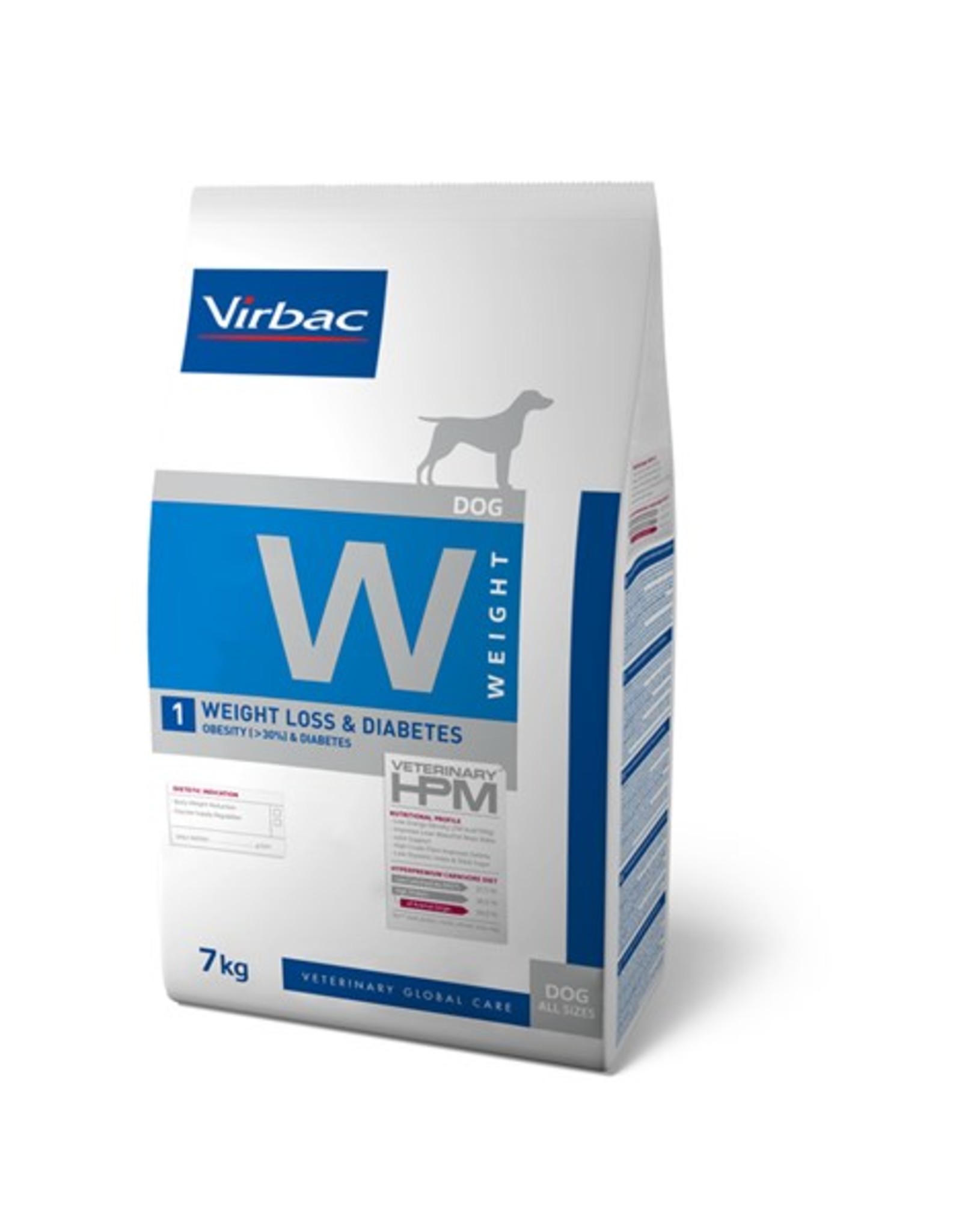 Virbac Virbac Hpm Hond Weight Loss/diabetic W1 7kg