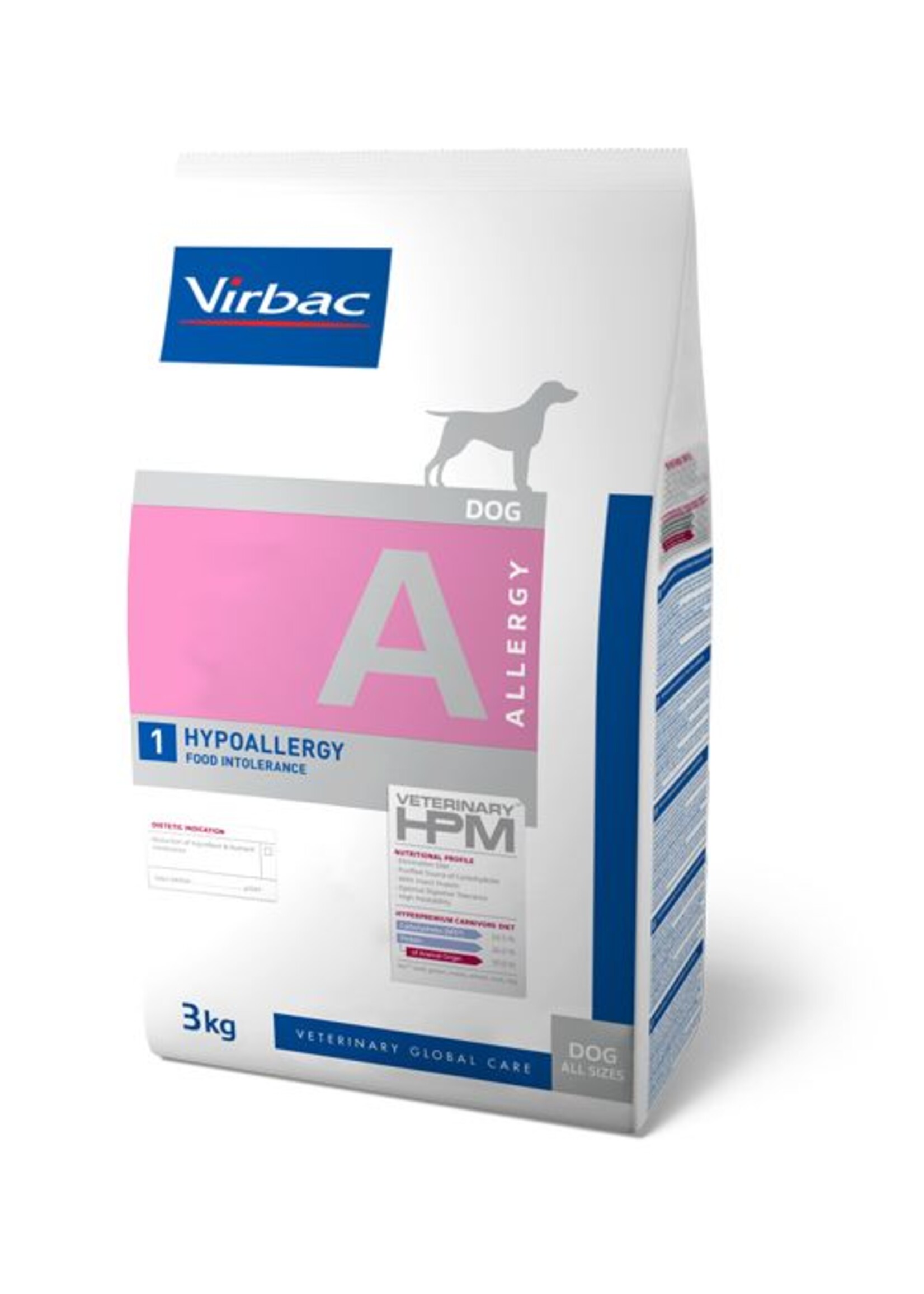 Virbac Virbac Hpm Dog Hypoallergy A1 3kg