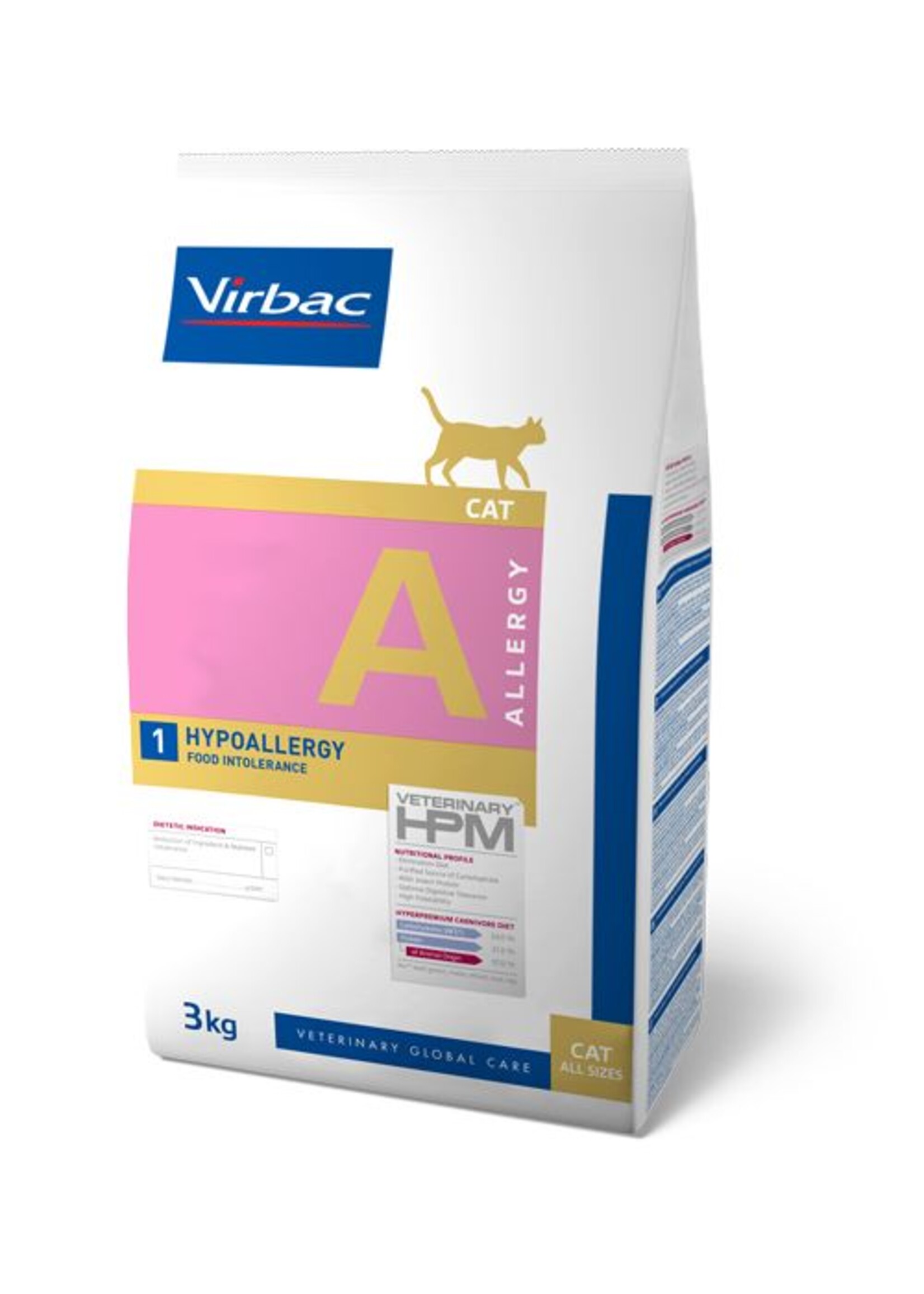 Virbac Virbac Hpm Cat Hypo Allergy A1 3kg