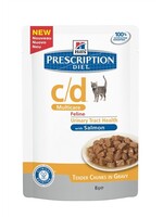 Hill's Hill's  Prescription Diet  C/d  Multicare Katze (lachs) 12x85gr