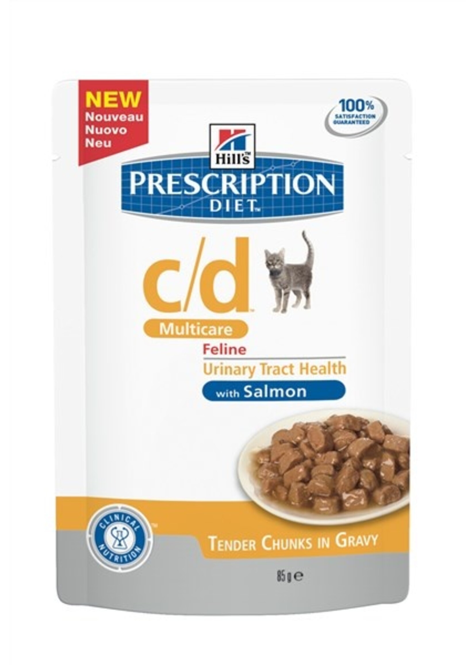 Hill's Hill's Prescription Diet C/d Multicare Chat (saumon) 12x85gr