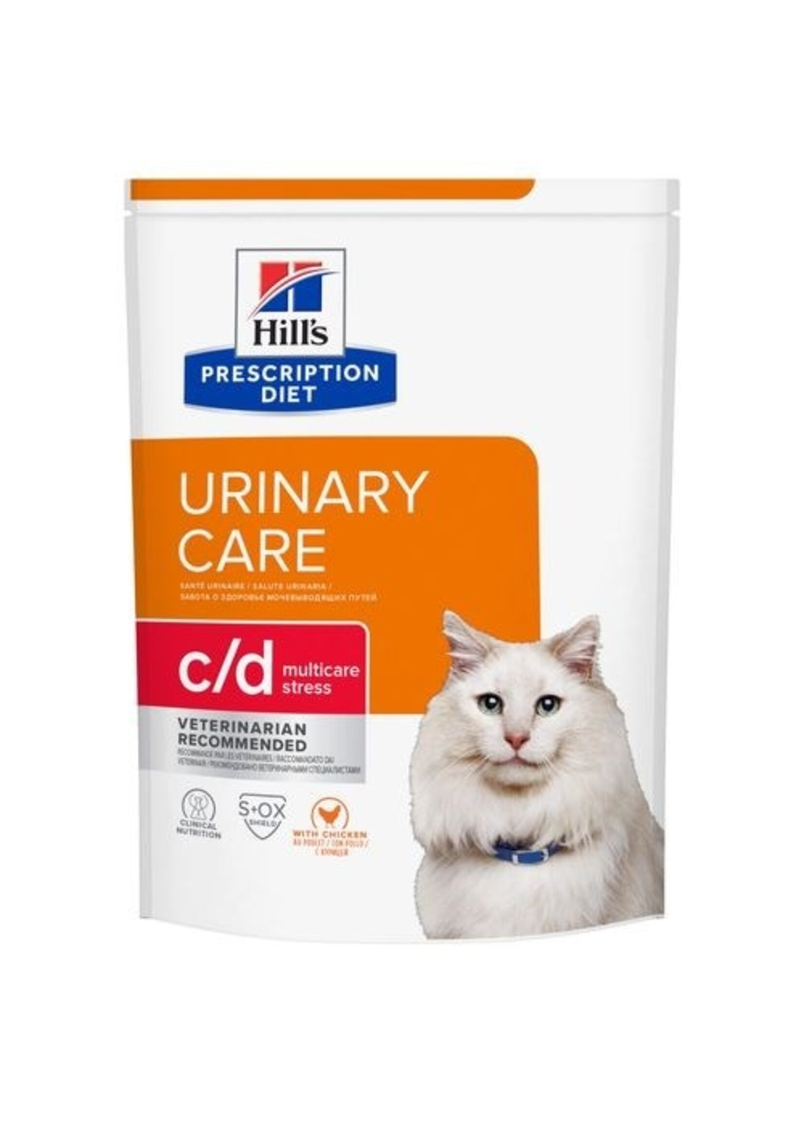 Hill's Hill's Prescription Diet C/d Urinary Stress Chat (poulet) 1,5kg