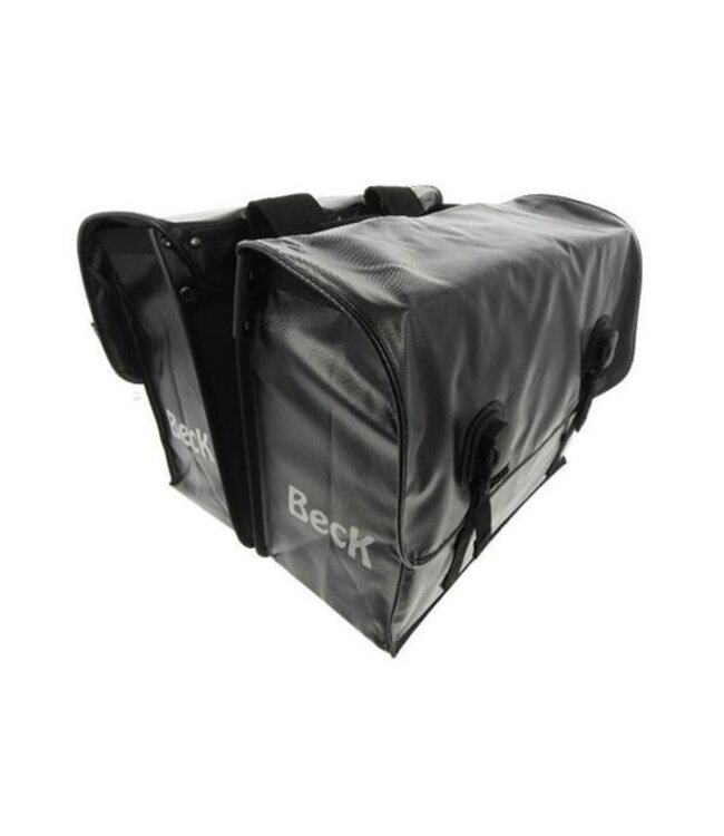 BECK Big Zwart Dubbele Fietstas 65 Liter