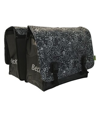 BECK Classic Blackish Pattern Dubbele Fietstas 46 Liter