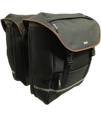 Beck SPRTV Dubbele Fietstas Bruin 30 liter