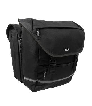 Beck SPRTV XL Dubbele Fietstas Zwart 40 Liter