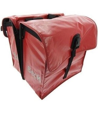 Beck Small Dubbele Fietstas Robijn 35 Liter