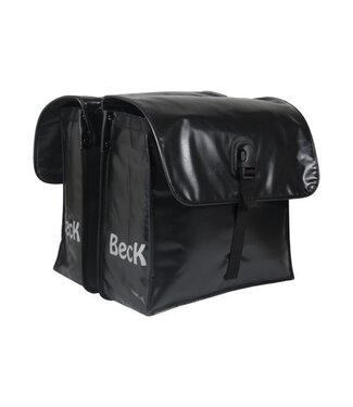 Beck Small Dubbele Fietstas Zwart 35 Liter