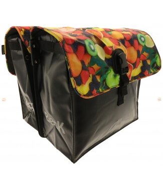 Beck Small Dubbele Fietstas Fruit 35 Liter