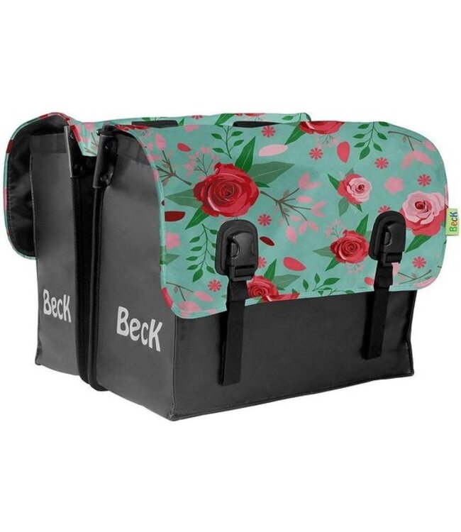 Beck Classic Flower Dubbele Fietstas 46 Liter