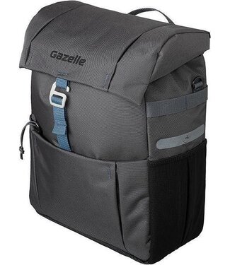 Gazelle enkele fietstas antra blauw 18,5 Liter