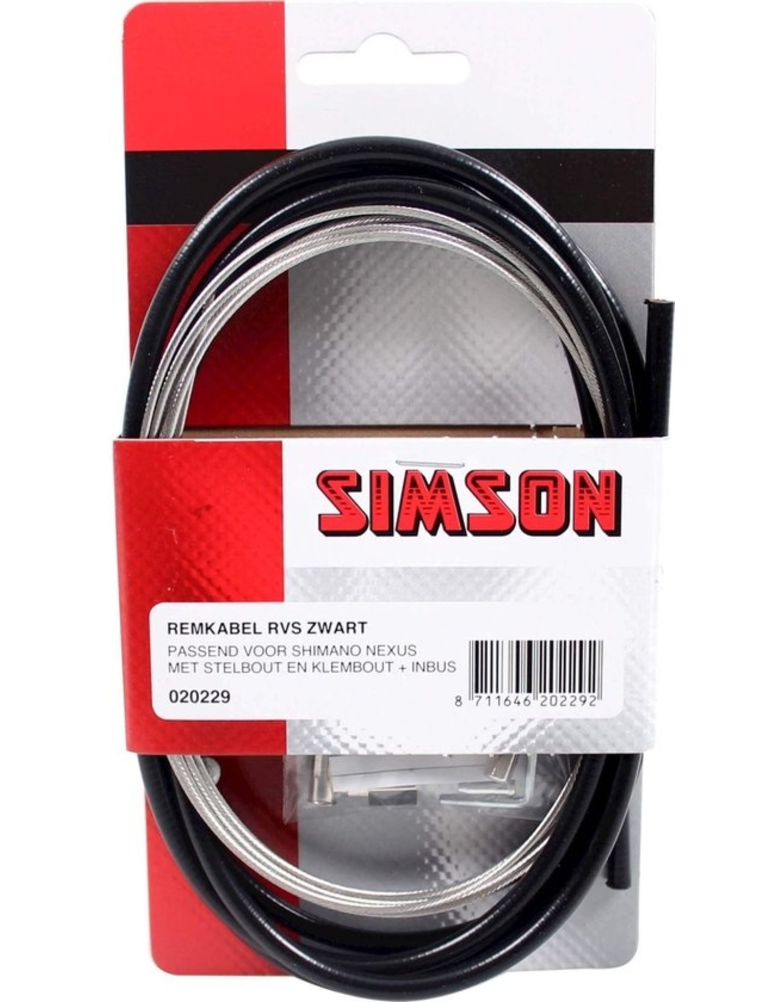 Simson Simson Remkabel Shimano Nexus Rollerbrake Zwart