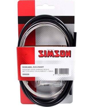 Simson Simson Remkabel Shimano Nexus Rollerbrake Zwart