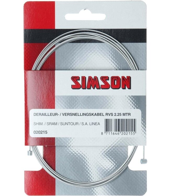 Simson Versnellingskabel Binnenkabel derailleur 2,25 meter