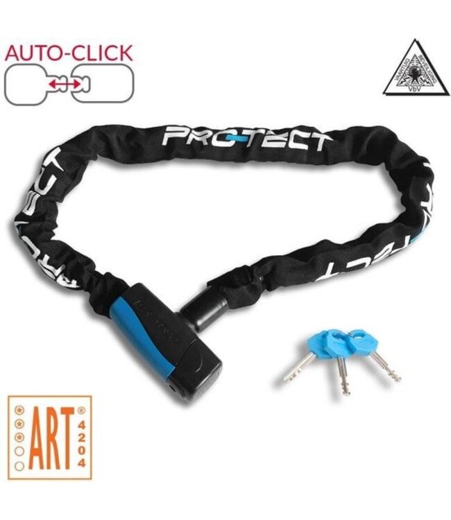 Pro-tect Kettingslot Opal ART3 100cm Zwart