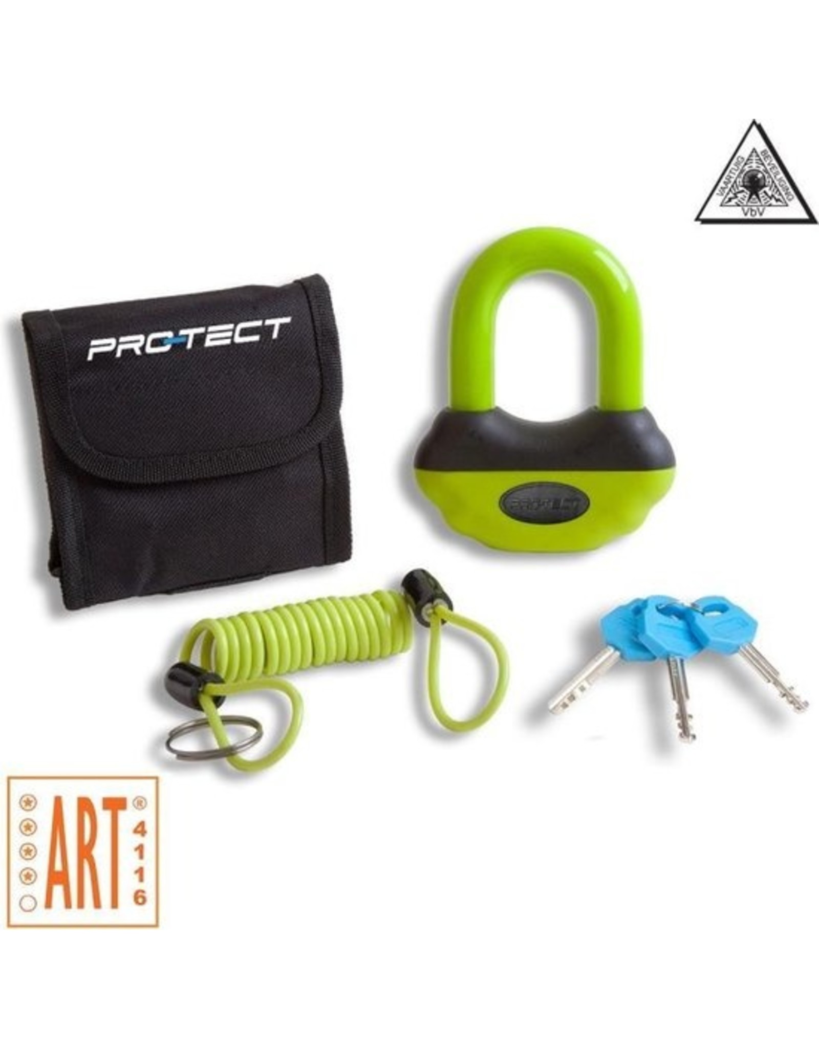 Protect Schijfremslot ART4 Geel Hermans Bikes & More