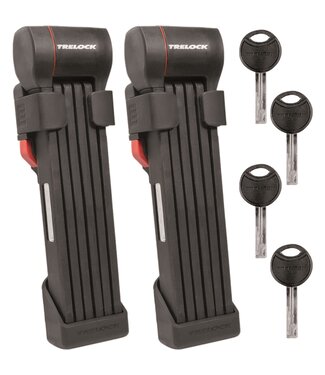 Trelock Trelock vouwslot set 2x FS 480 Cops ZF 480 X-Press Twin 100