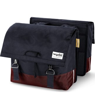 Urban Proof Urban Proof fietstas dubbel 40L recycled rood grijs