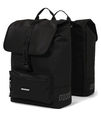 Urban Proof Urban Proof double cargo bag 38L recycled zwart