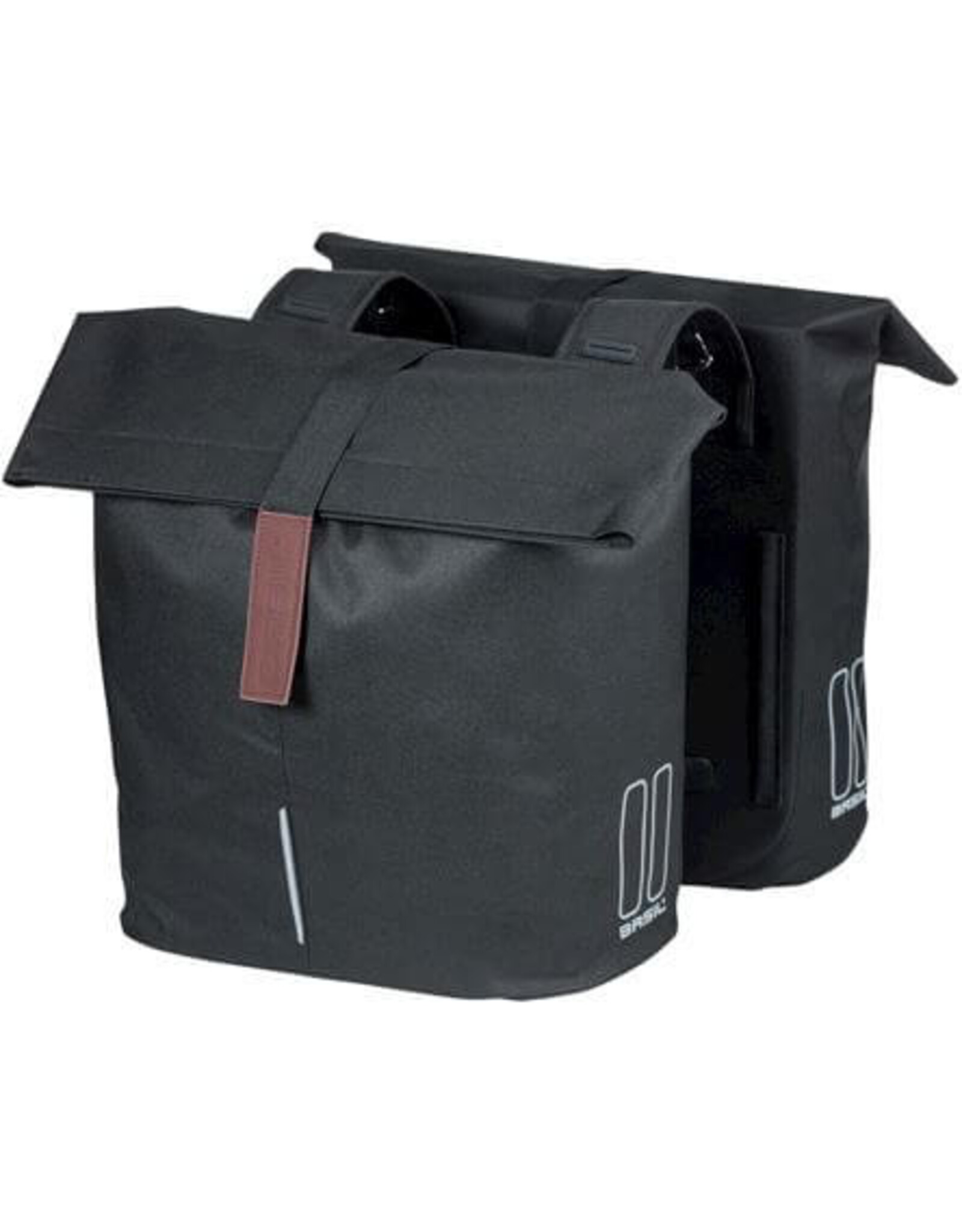 New Looxs Odense Double Dubbele Fietstas - 39 liter - Groen - 🧳 Fietstas -expert.nl