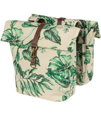 Basil Basil fietstas dubbel Ever-Green sandshell beige 28-32L