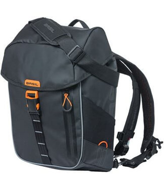 Basil Basil rugtas Miles Tarpaulin zwart oranje 17L