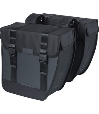 Basil Basil fietstas dubbel Tour Waterproof XL zwart 35L