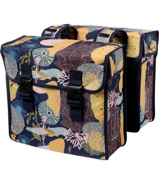 Basil Basil fietstas dubbel Mara XL Reef night bleu 35L