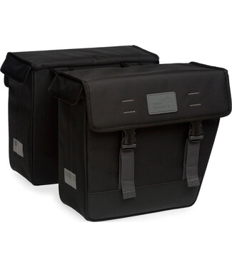 New Looxs New Looxs fietstas dubbel Origin Hybride black 34L