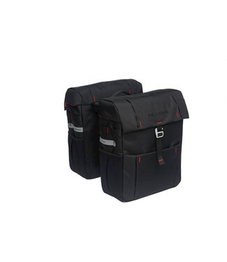 New Looxs New Looxs fietstas dubbel Vigo black Racktime 37L