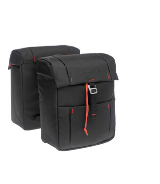 New Looxs New Looxs fietstas dubbel Vigo black AVS 37L