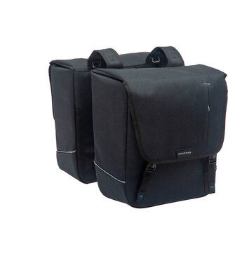 New Looxs New Looxs fietstas dubbel Nova black  32L