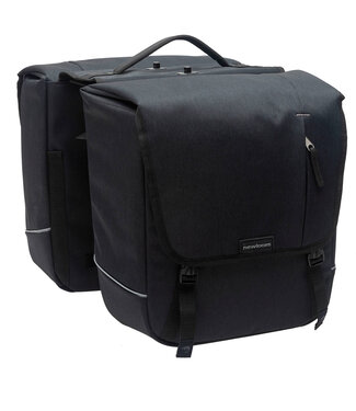 New Looxs New Looxs fietstas dubbel Nova afneembaar black 32L