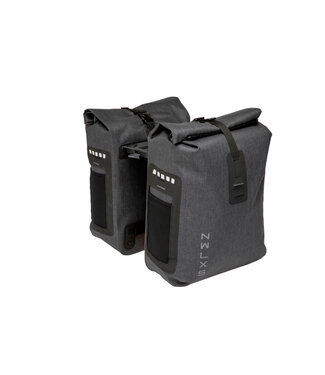 New Looxs New Looxs fietstas dubbel Varo waterdicht grey Racktime 40L