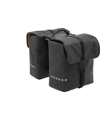 New Looxs New Looxs fietstas dubbel Odense black Racktime 39L