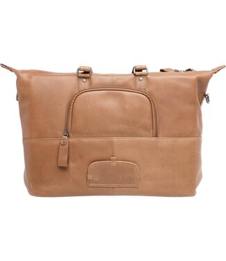 New Looxs New Looxs laptoptas leer Verla cognac 21 liter