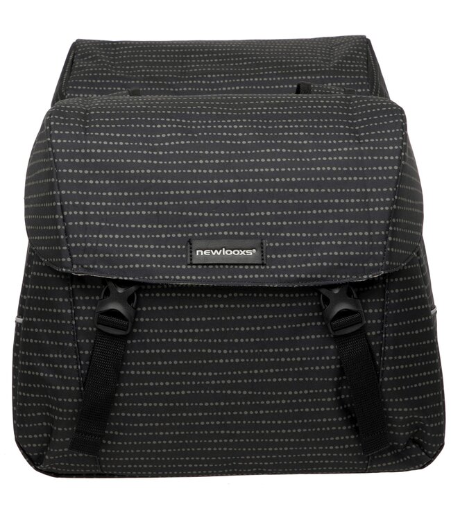 New Looxs fietstas dubbel Joli nomi black 37L