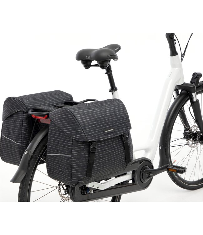 New Looxs fietstas dubbel Joli nomi black 37L