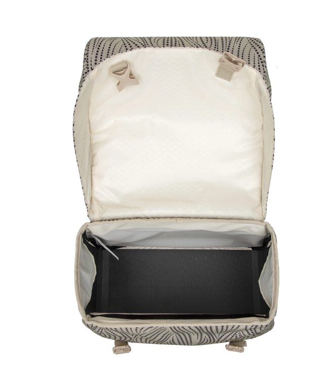 New Looxs fietstas dubbel Joli Alma sand 37L