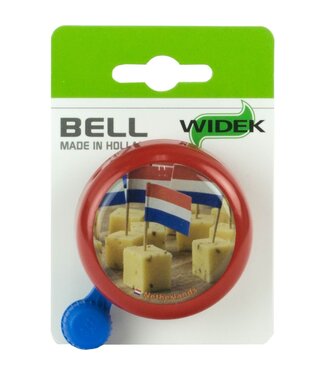 Widek Widek bel met kaasblokjes op kaart