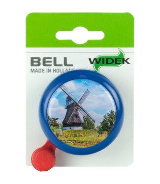 Widek Widek bel met molen op kaart