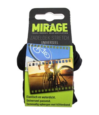 Mirage Mirage zadeldek universeel stretch nylon zwart