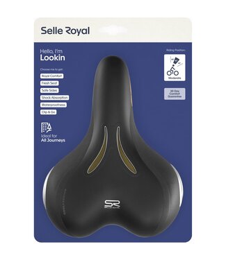 Selle Royal Selle Royal zadel Look In Moderate 5235 zwart