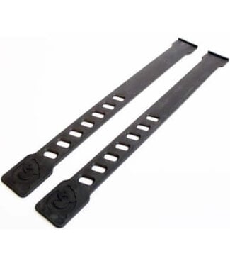 Qibbel Qibbel voetenbakriem zwart