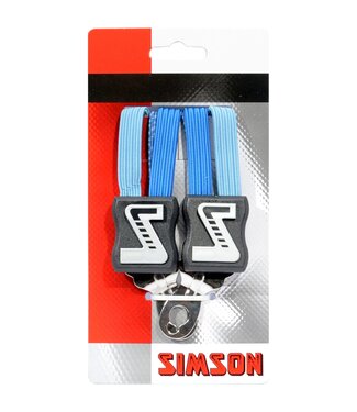 Simson Simson snelbinder kort kobalt blauw